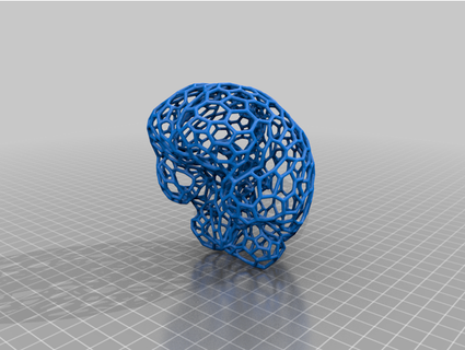 voronoi brain daviddacreator 3d print model - Mito3D