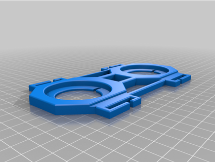 magnetisch Halfter molle kompatibel pfshfine 3d print model - Mito3D