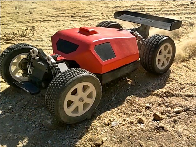 rc petit chariot 3dimensionschannel 3D print model - Mito3D