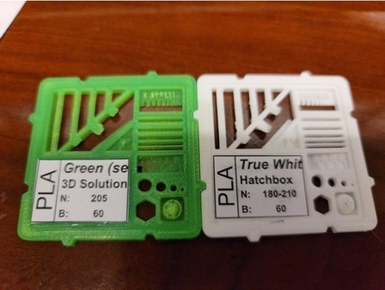 5cm filament échantillon aki7 3d print model - Mito3D