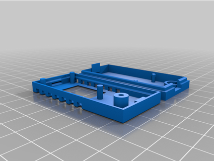 dht22 pcb housing snap enclosure simple light weight print yong3dprint 3d print model - Mito3D