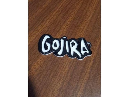 gojira porte clés bigbossdanny 3d print model - Mito3D