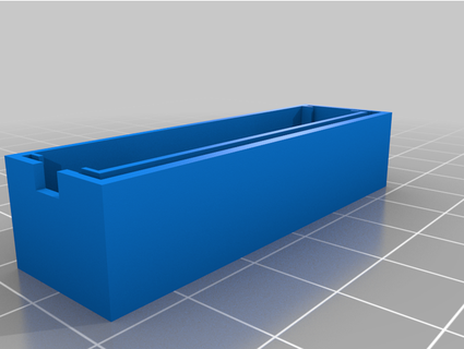 boite pile aaa pour pied coulisse modifier modelisme68 3d print model - Mito3D