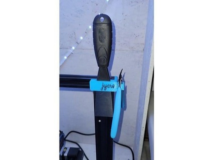 ender 3 v2 cutter spatula holder mostman 3d print model - Mito3D