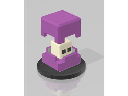 Minecraft shulker Miniatur hobbygamecraft 3d print model - Mito3D