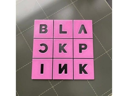 Blackpink Untersetzer nerdyviews 3d print model - Mito3D