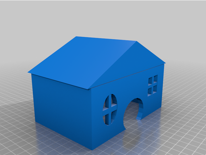 hamster casa Flatherskevin 3d print model - Mito3D