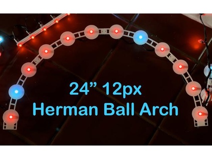 Ball Bogen schnell drucken billig Pixel Knoten Urlaub Bradherman 3d print model - Mito3D