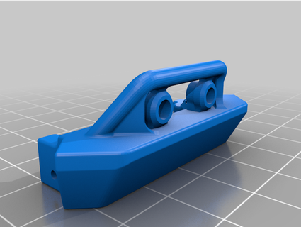 axial scx24 bumper - budget build harleydesigns 3d print model - Mito3D