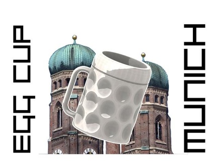 huevo taza Munich rincón nerds 3d print model - Mito3D