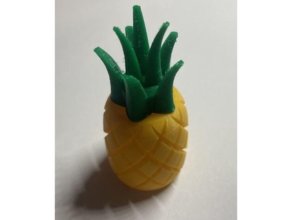 simple 2-part pineapple ledhead56  3d print model - Mito3D