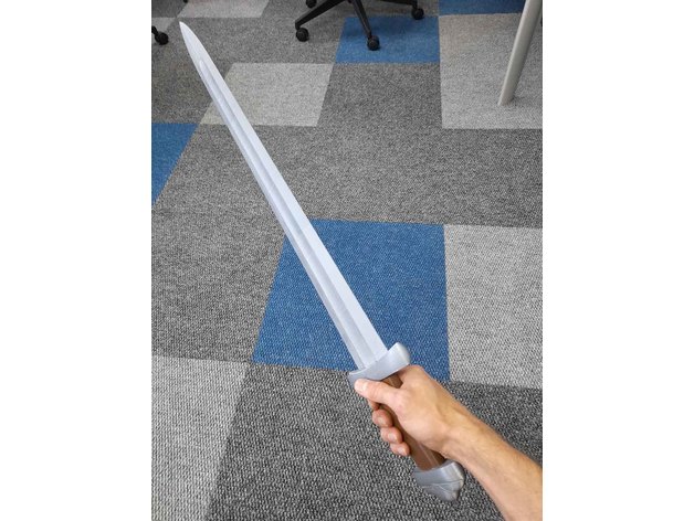 vikingo espada 3d laser 3D print model - Mito3D