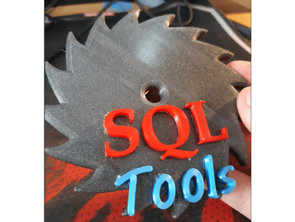 SQL outils 3d logo nicolixxx 3d print model - Mito3D
