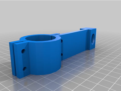 ender 6 filamento guía rail carrete soporte abrazadera cosa Bigote 3d print model - Mito3D