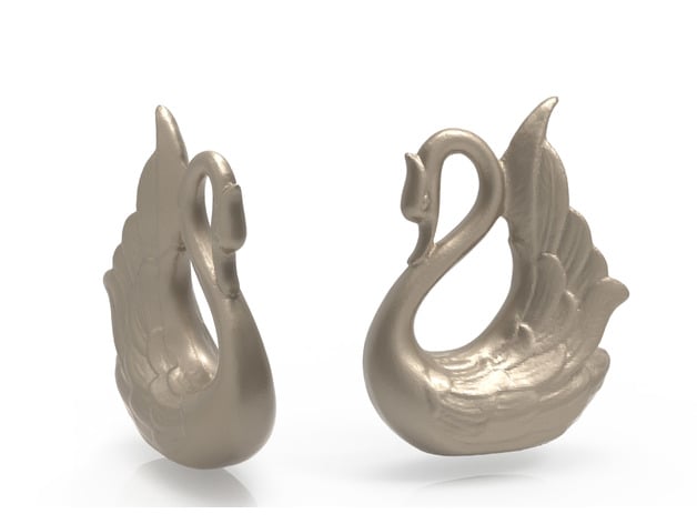 cisne anochecer 3D print model - Mito3D