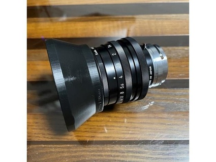 43mm screw in lente cappuccio 50mm pz38 3d print model - Mito3D