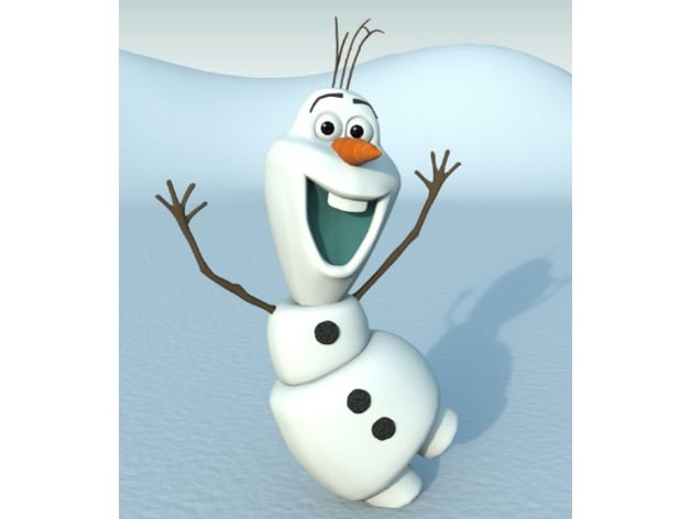 olaf boneco neve 3dprintoutz4u 3D print model - Mito3D