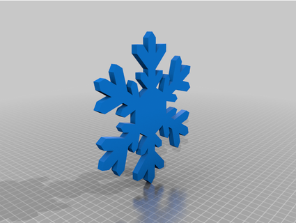 neve fiocco restacreativo 3d print model - Mito3D