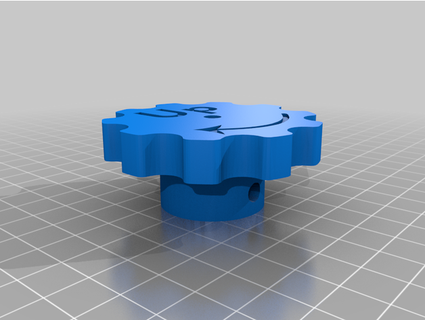 xl handwheel stepper motor text ipomaea 3d print model - Mito3D