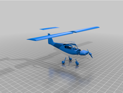 mushaq aeromobili scala modello kgvo 3d print model - Mito3D