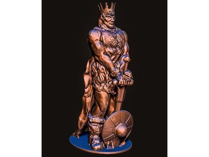 kral Conan yigitman 3d print model - Mito3D