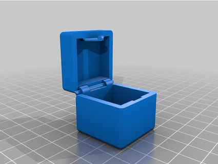 print in place scatola cerniera 30mm sjolin 3d print model - Mito3D