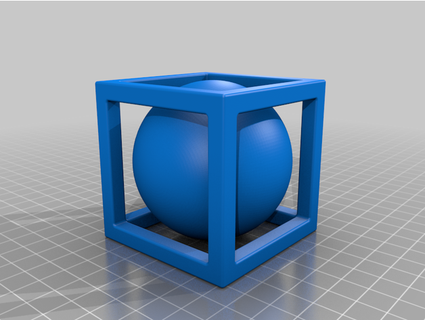palla cubo sjolin 3d print model - Mito3D
