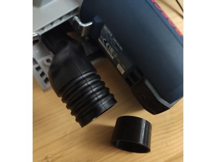 Bosch gks 12v poeira Extração adaptador 35mm vácuo limpador tubo ahinrichs 3d print model - Mito3D