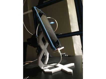 Telefon Stand Unterstützung Namen 3d print model - Mito3D