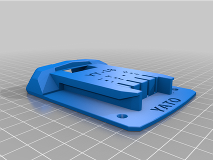 Yato Batterie Schwiegermutter 3d print model - Mito3D
