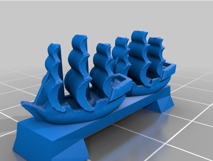 endeavor age sail blockade rodrigocaruso 3d print model - Mito3D