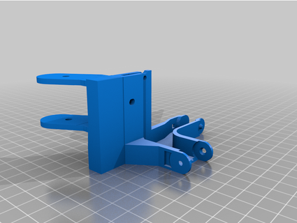 aquila cable chain extruder mount pulley bracket dmtrotter 3d print model - Mito3D