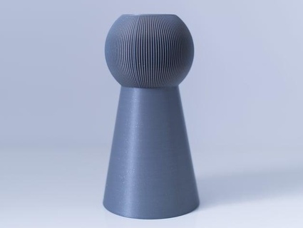 designer vase designed blender 3dnetic 3d print model - Mito3D