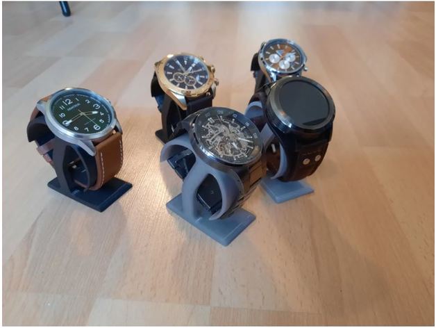 reloj estante soporte apoyo fredslund3d 3D print model - Mito3D