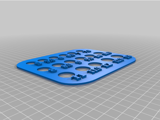 Ring Größe Werkzeug Cloe voll 3D print model - Mito3D