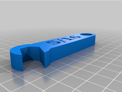 5 16 pequeña llave inglesa caja embrague 3d print model - Mito3D