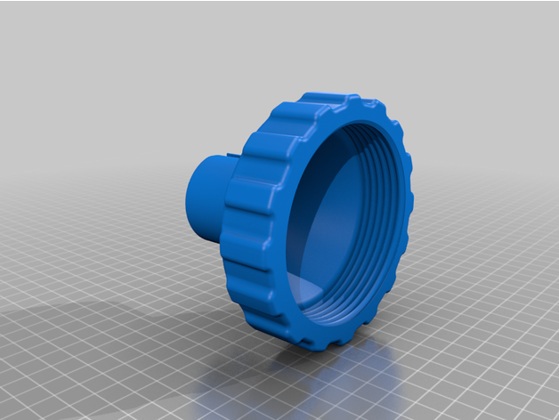 intex 84mm 35mm Tonhöhe Bajonett Adapter Doleknüppel 3D print model - Mito3D