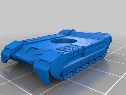 rommel patton battletech heavy tank dt890 3d print model - Mito3D