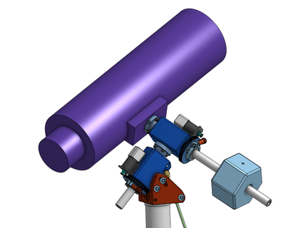 go kart adımda teleskop binmek almuz 3d print model - Mito3D