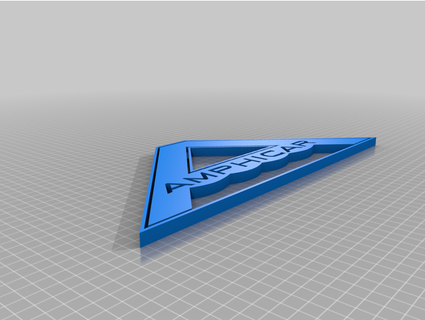 amphicar logo rzrs 3d print model - Mito3D