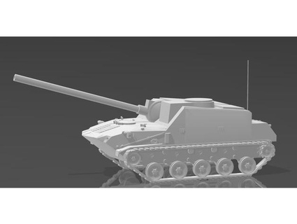 1 100 Sowjet zB 2s2 violett asawulf2k 3d print model - Mito3D