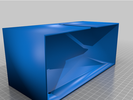 Papier Container Schraube Löcher Drucken schlägt fehl 3d print model - Mito3D
