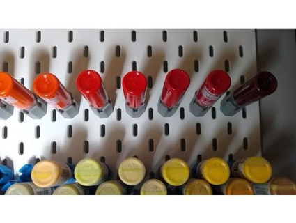 skadis warcolours paint holder corvusgamesterrain 3d print model - Mito3D