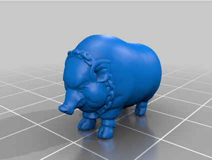 porcin banque jkopp66 3d print model - Mito3D