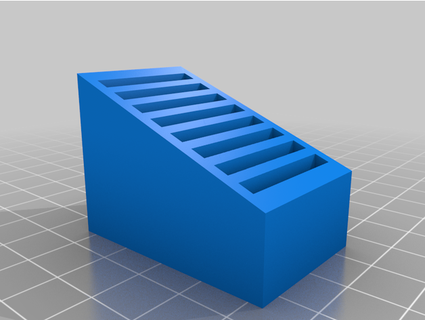 simple sd card holder calab 3d print model - Mito3D