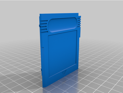 game boy cart shell b23n 3d print model - Mito3D