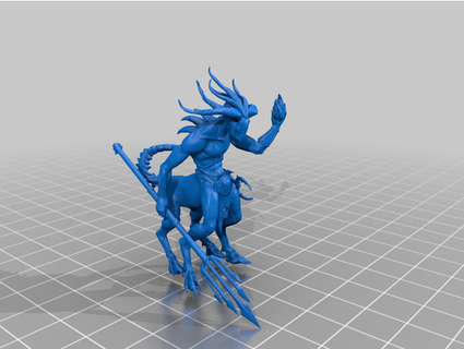 kasvetli canavar önemli iblis temel yürüyüşçü 3d print model - Mito3D