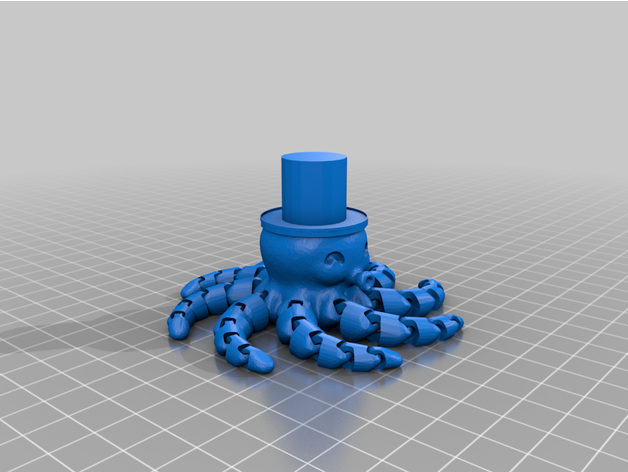 mago polpo creatori cambiamento 3D print model - Mito3D