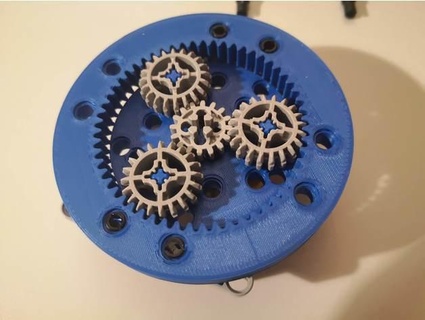 planetary gear lego-compatible ring aaronlk 3d print model - Mito3D