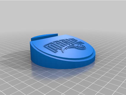 Orlando magia tarjeta estante soporte microcarril diseño estudio 3d print model - Mito3D